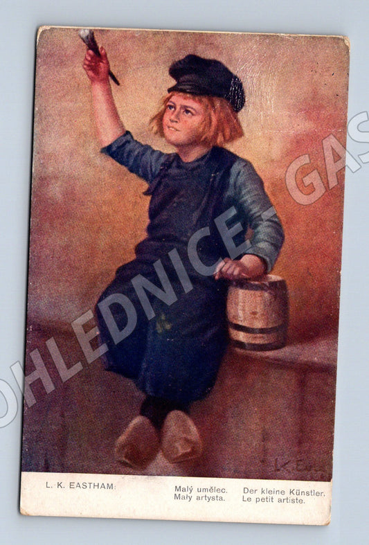 Pohlednice Malý umělec Eastham (M4622)