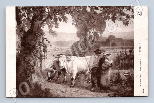 Pohlednice Salon Eug Chigot venkov (M4632)