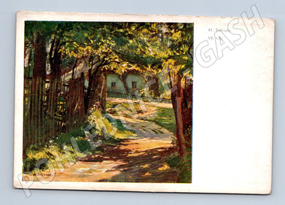 Pohlednice Al Kalvoda Ve vsi malířství (M4639)