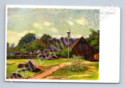 Pohlednice Al Kalvoda venkovská krajina (M4646)