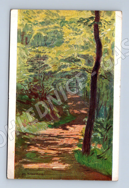 Pohlednice Lesní cesta A Kalvoda (M4654)