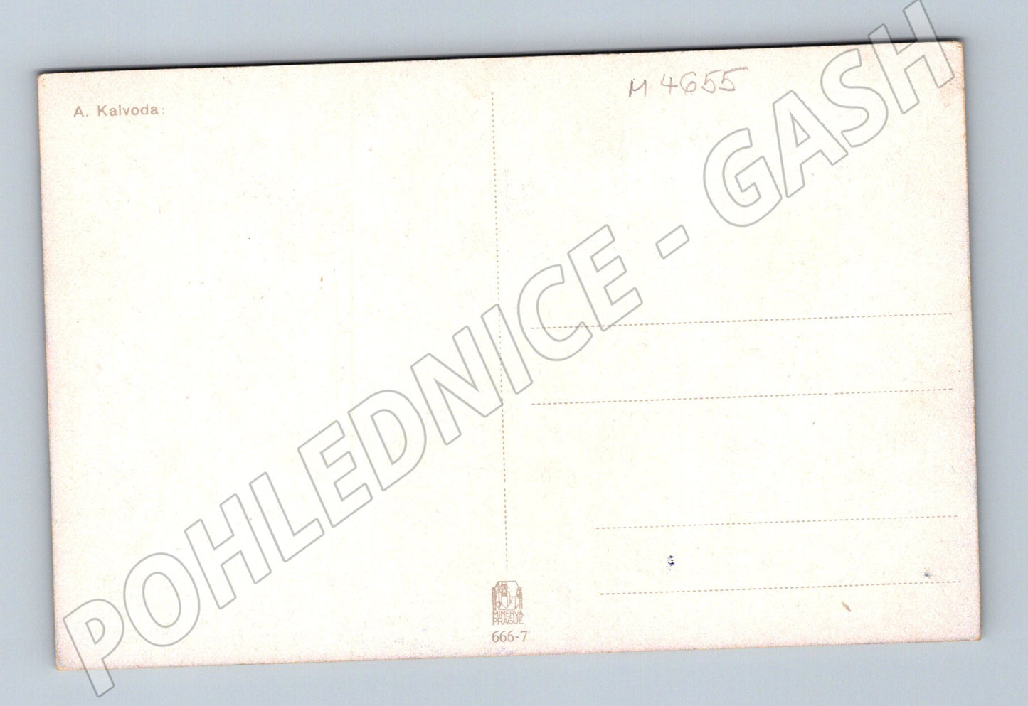 Pohlednice Alois Kalvoda krajinomalba (M4655)