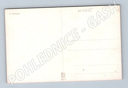 Pohlednice Alois Kalvoda krajinomalba (M4655)