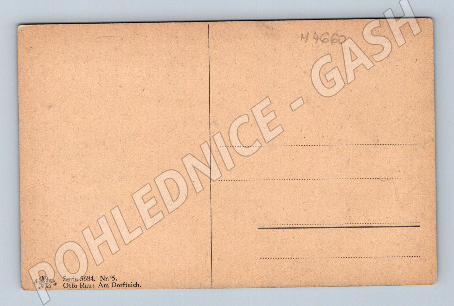 Pohlednice Otto Rau Am Dorfteich (M4660)