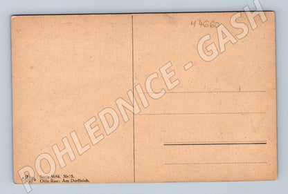 Pohlednice Otto Rau Am Dorfteich (M4660)