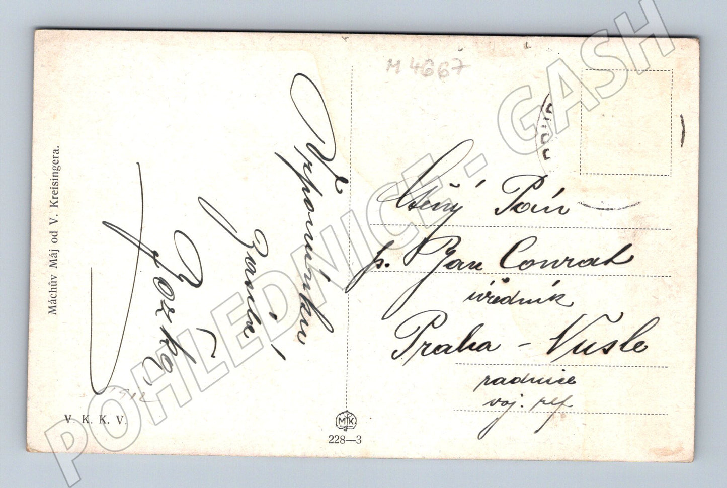 Pohlednice Mácha Máj ilustrace (M4667)