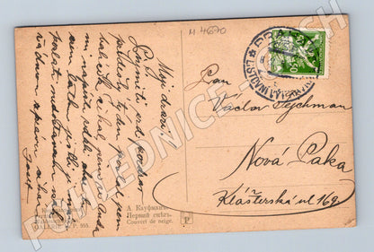 Pohlednice zasněžená krajina ČR (M4670)