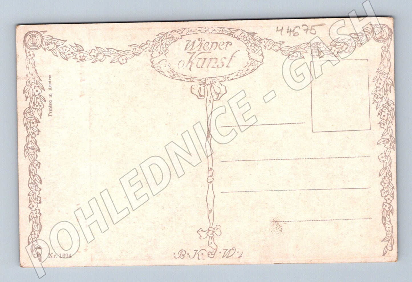 Pohlednice ateliér Wiener Kunst Schuster (M4675)