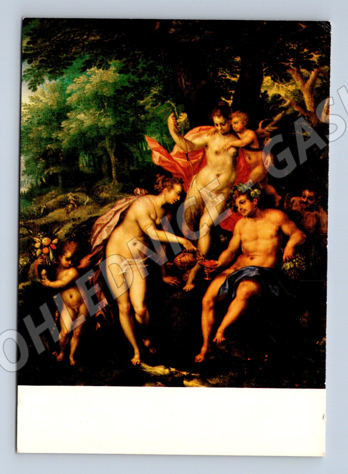 Pohlednice Velké Losiny Bacchus Venuše (M4676)