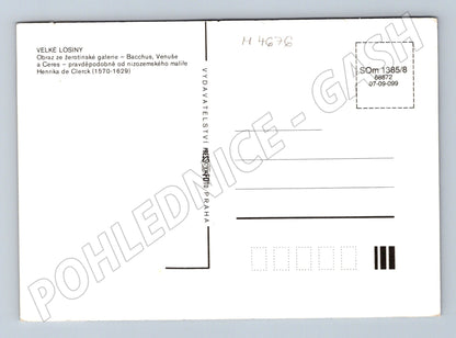 Pohlednice Velké Losiny Bacchus Venuše (M4676)