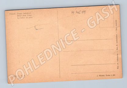 Pohlednice Dopis tatínkovi Ekwall (M4681)