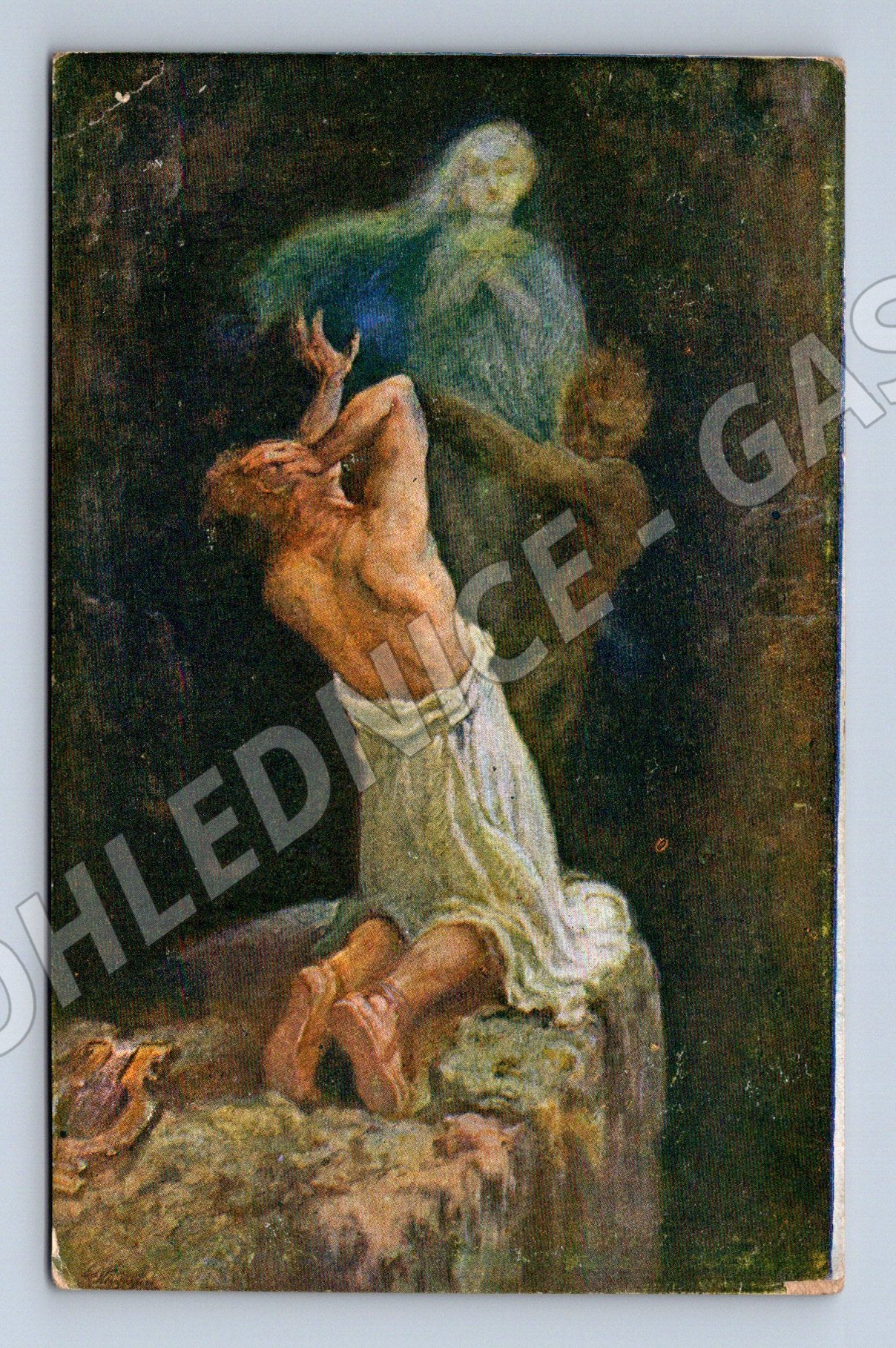 Pohlednice Orfeus Neumann mytologie (M4690)