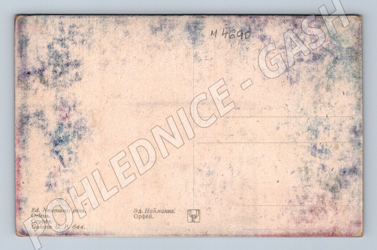 Pohlednice Orfeus Neumann mytologie (M4690)