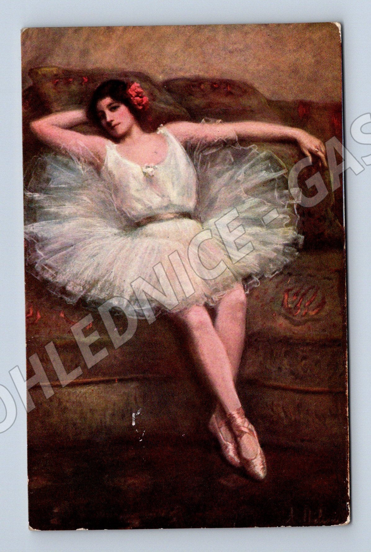 Pohlednice baletka tanečnice (M4692)