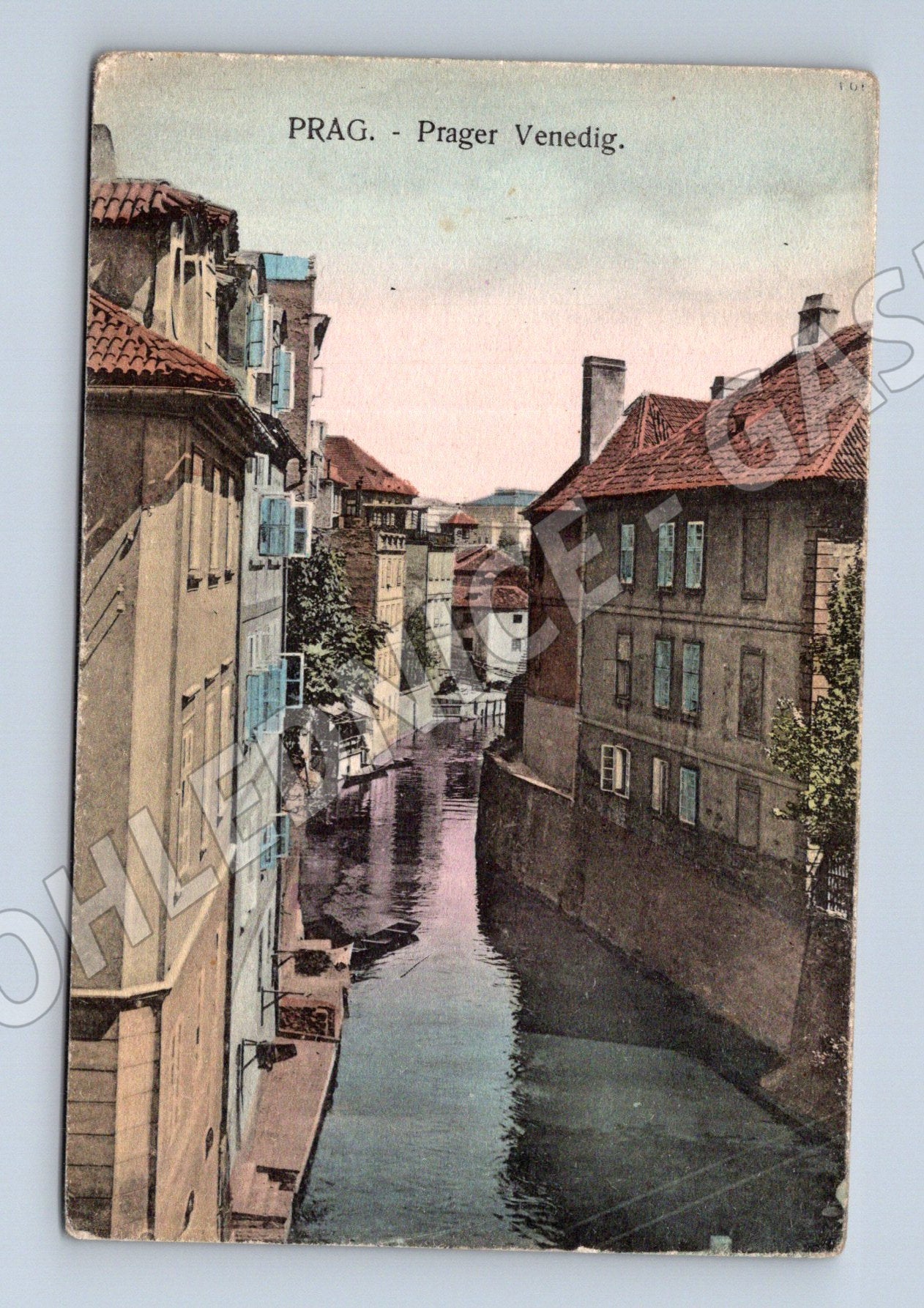 Postcard Prague Prague Venice colored (M4706)