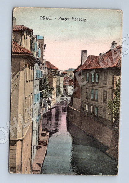 Postcard Prague Prague Venice colored (M4706)