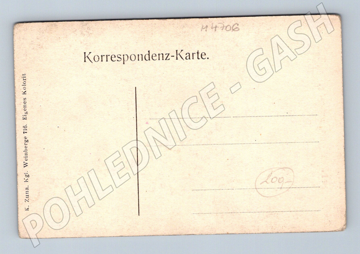 Postcard Prague Prague Venice colored (M4706)