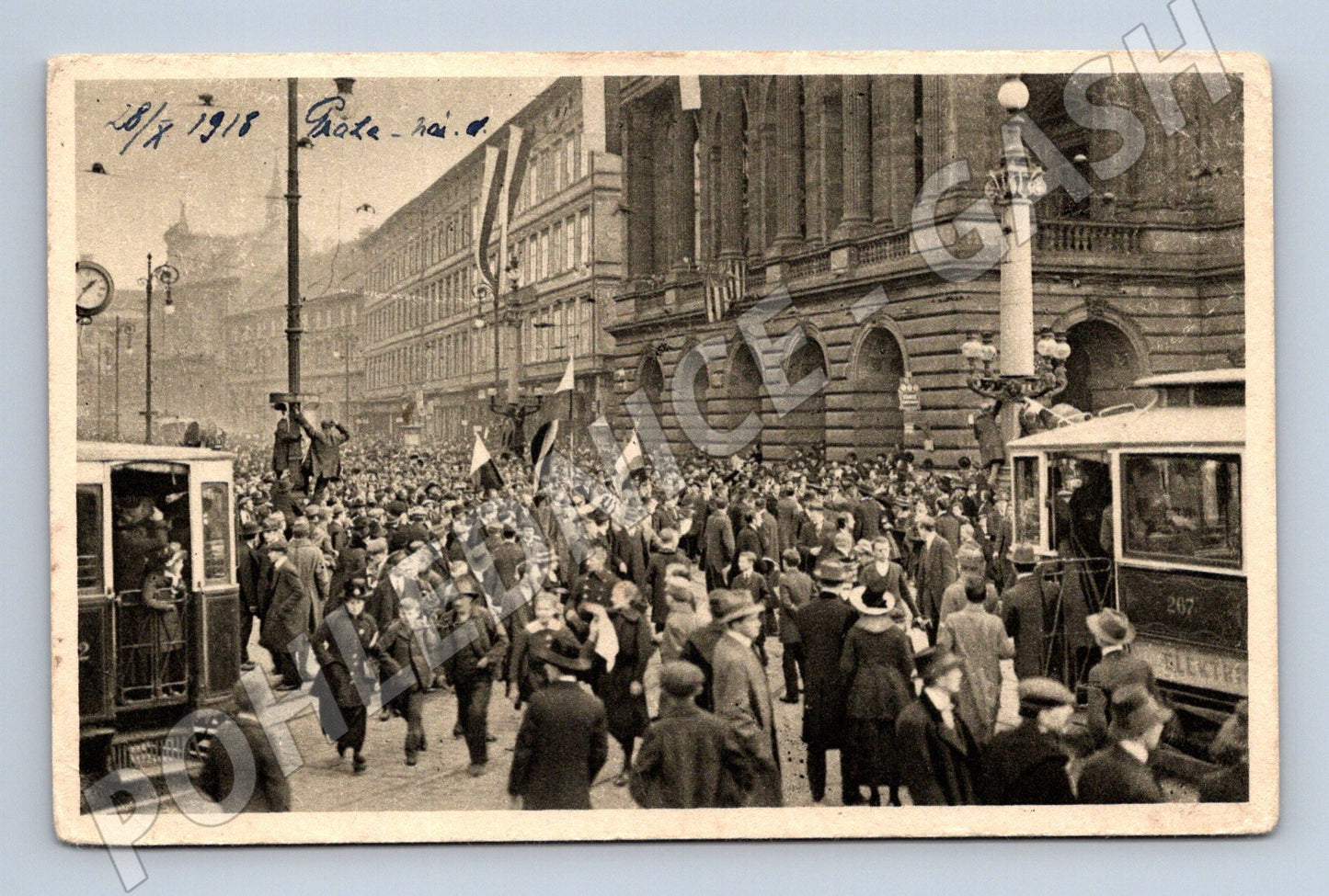 Postcard Prague 28 October National Theatre (M4707)