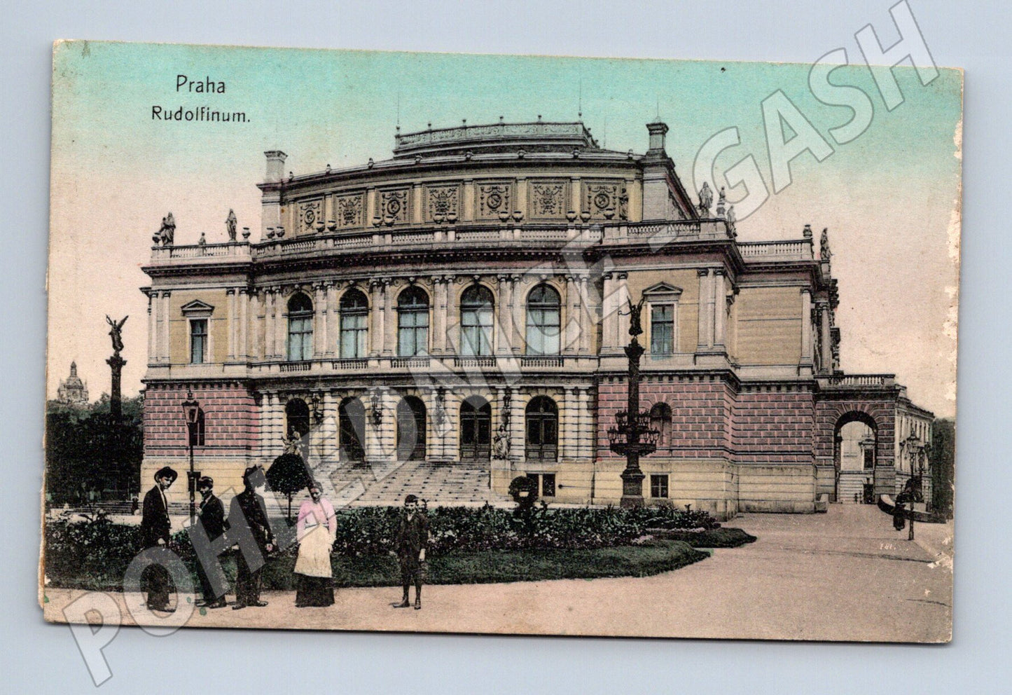 Pohlednice Praha Rudolfinum kolorovaná (M4714)