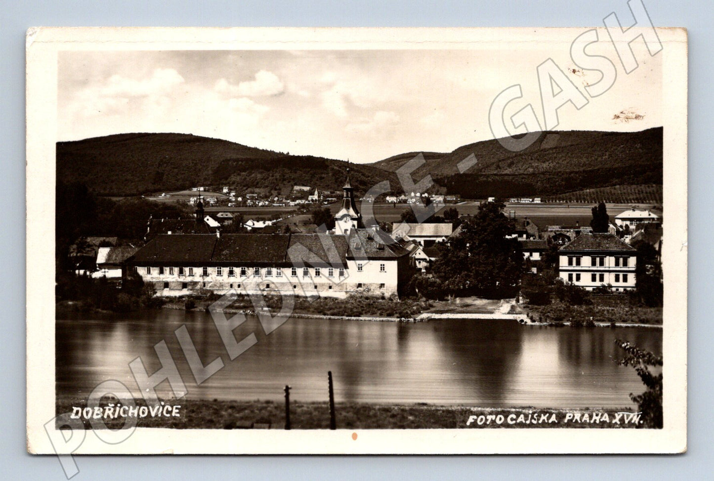 Dobřichovice historical postcard (M4721)