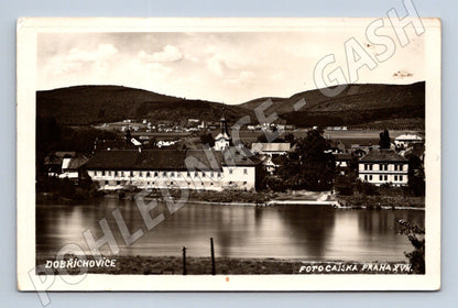 Dobřichovice historical postcard (M4721)