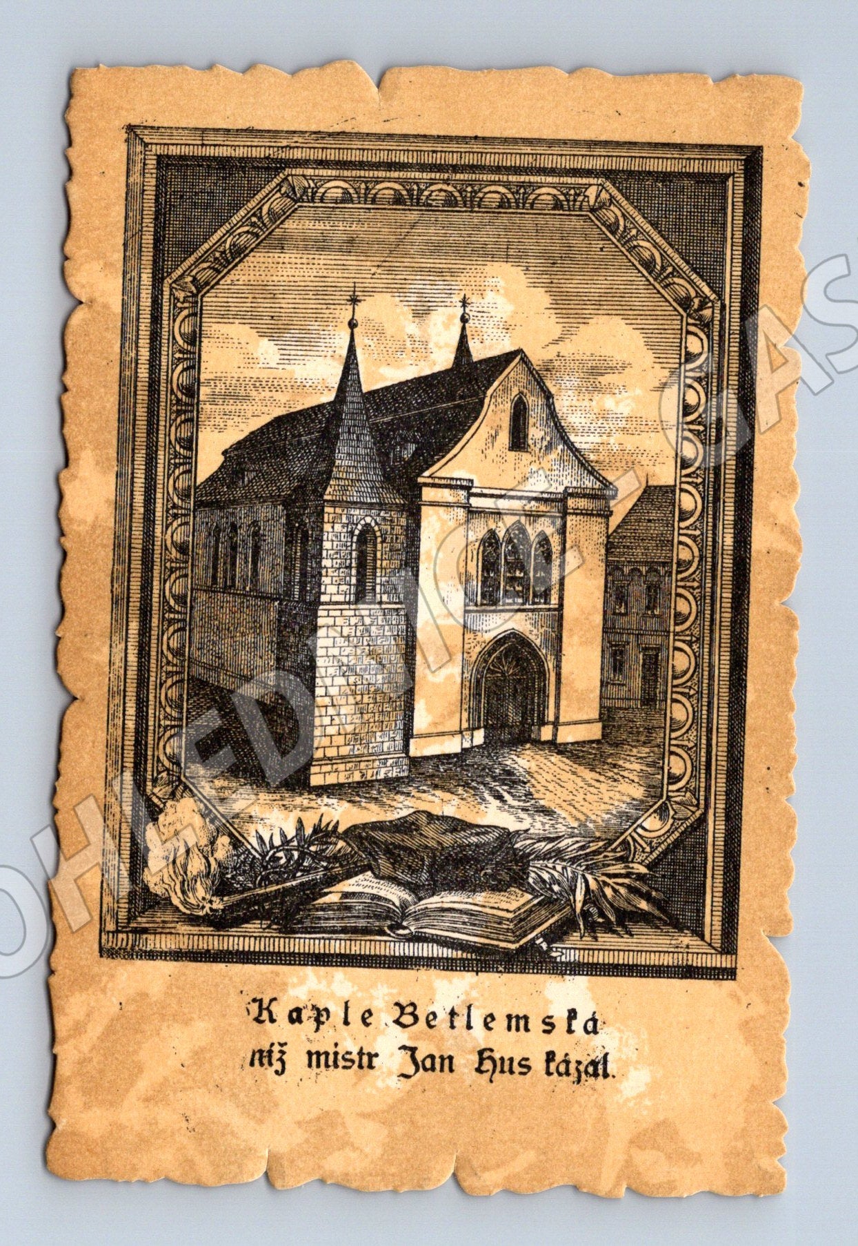 Postcard Bethlehem Chapel by Master Jan Hus (M4726)