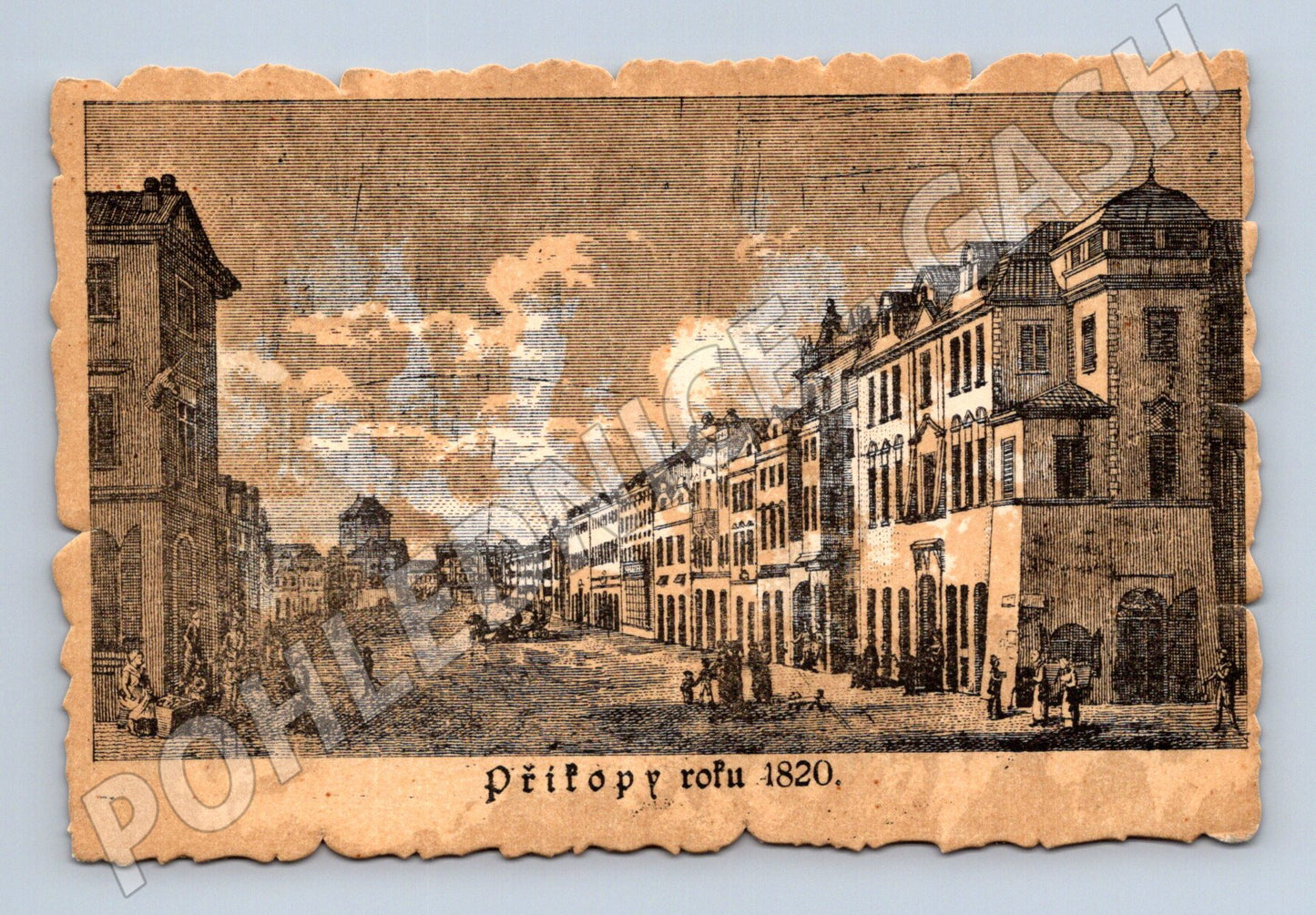 Postcard Přítopy historical motif (M4728)