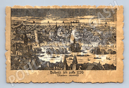 Postcard of the conquest of the city of Karlovo náměstí (M4729)