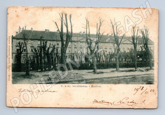 Pohlednice c a k invalidovna Karlín (M4735)