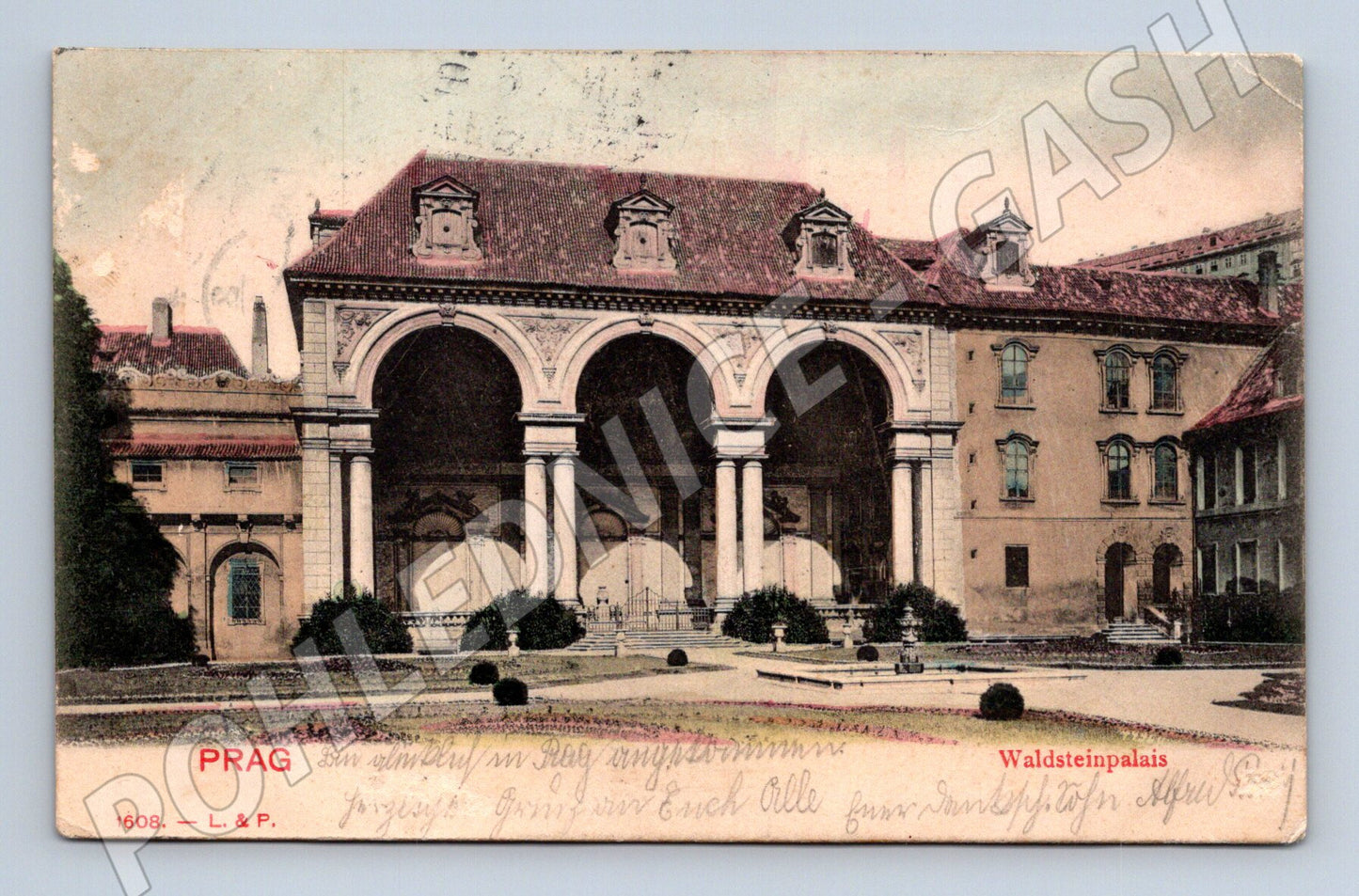 Postcard Prague Wallenstein Palace (M4741)