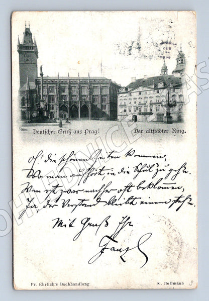 Pohlednice Praha Staroměstské náměstí historická (M4749)
