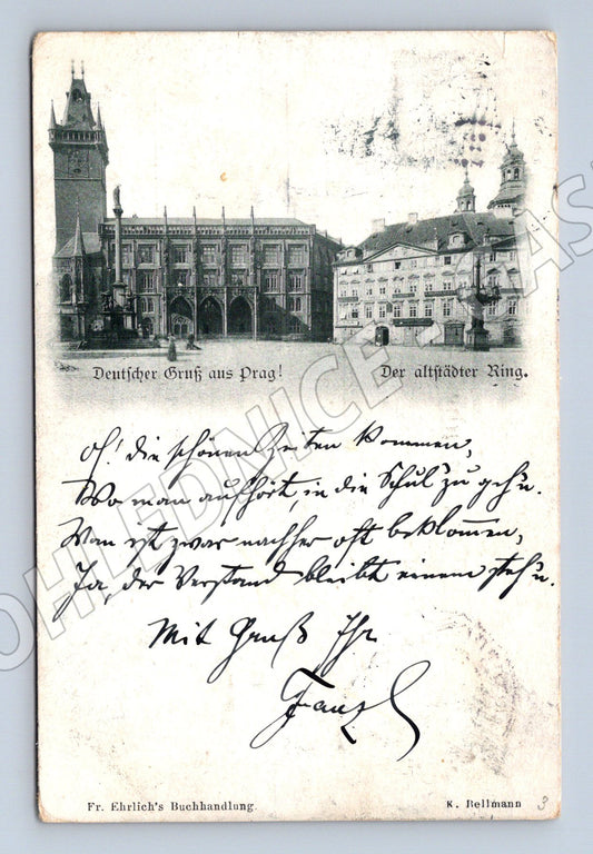 Pohlednice Praha Staroměstské náměstí historická (M4749)