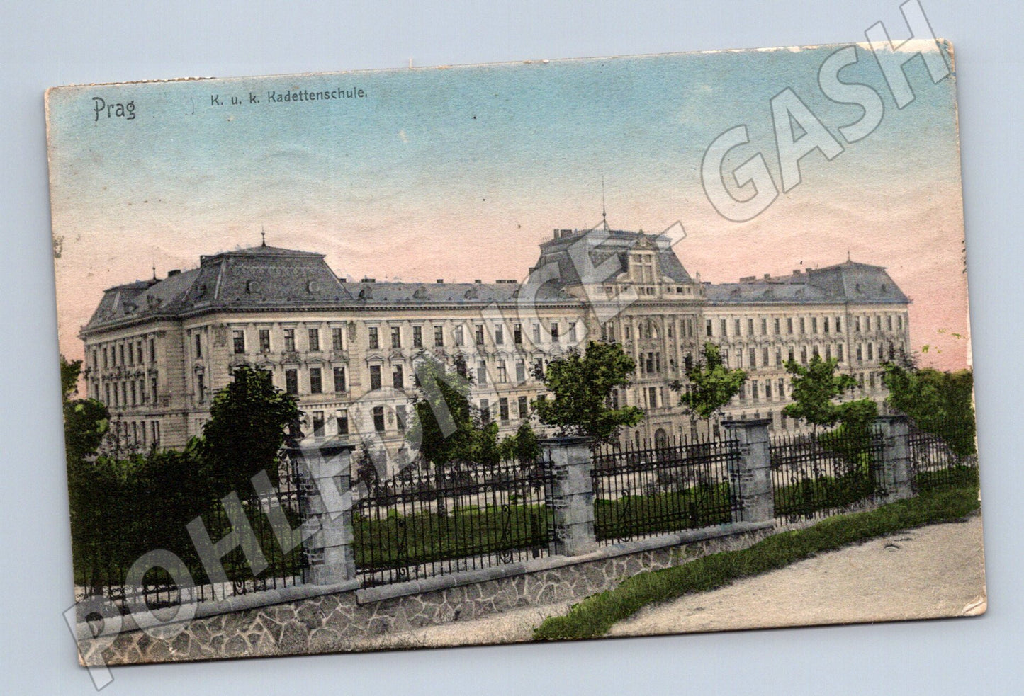 Postcard Prague Kadettenschule colored (M4752)