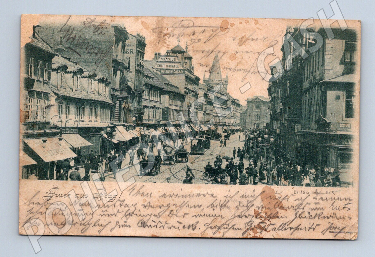 Pohlednice Praha Gruss aus Prag malý formát (M4757)