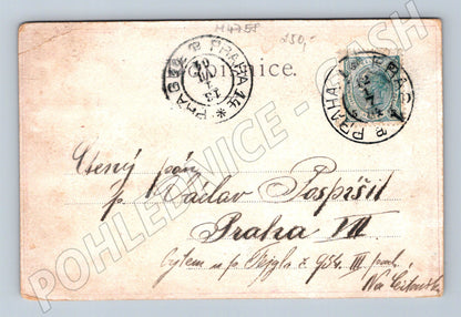 Postcard Prague Hradcany Belvedere (M4758)