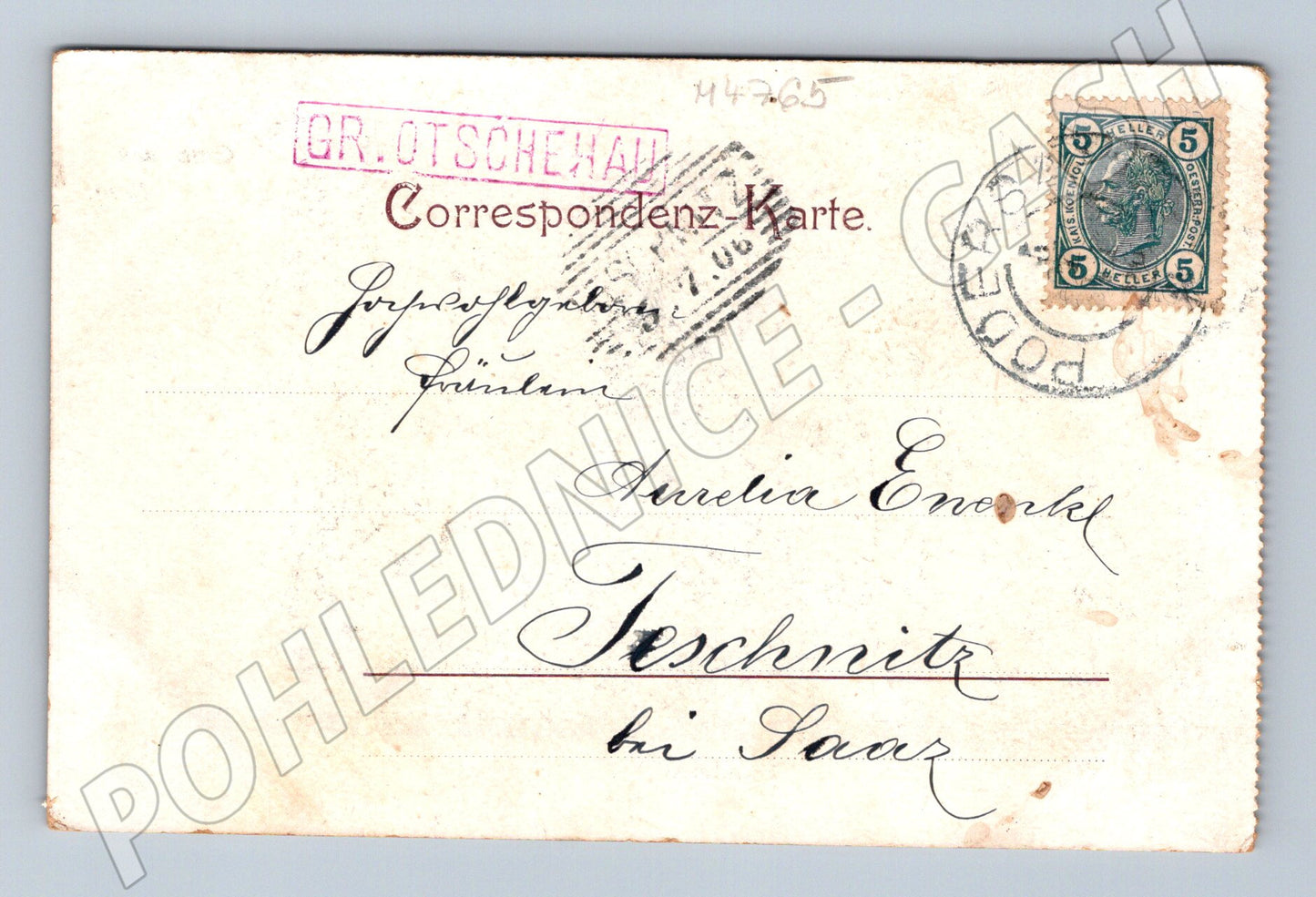 Postcard Prague Rudolfinum used (M4765)