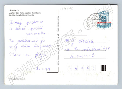 Pohlednice Jáchymov lázeňské domy (M4770)