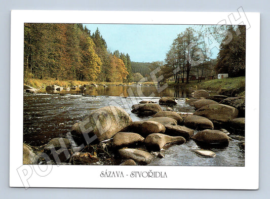 Postcard Sázava Creators large format (M4775)