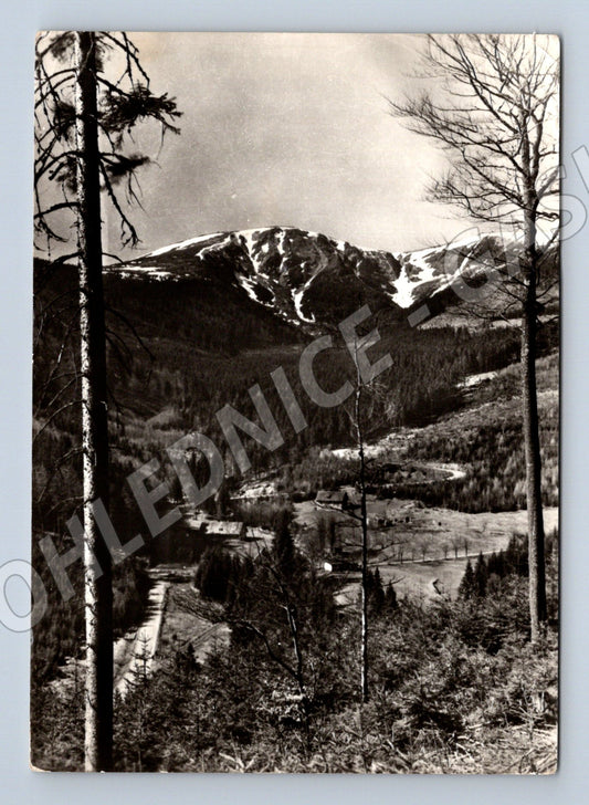 Postcard Krkonoše Dolní Mísečky and Kotel (M4776)