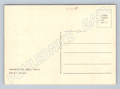 Postcard of a mountain meadow of the Czechoslovak Socialist Republic Orbis Sitenský (M4788)