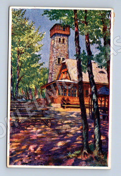 Postcard Domažlice Čerchov hut (M4793)
