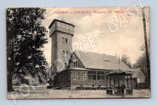 Pohlednice Čerchov Kurzova věž (M4795)