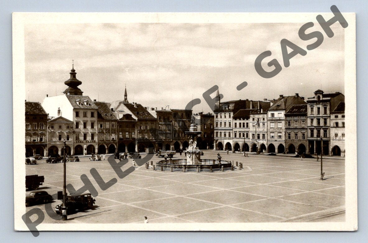 Pohlednice České Budějovice náměstí (M480)