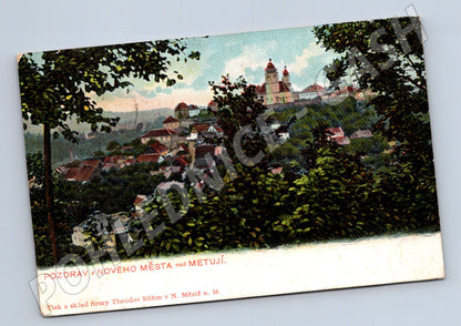 Postcard Nové Město nad Metují used (M4807)