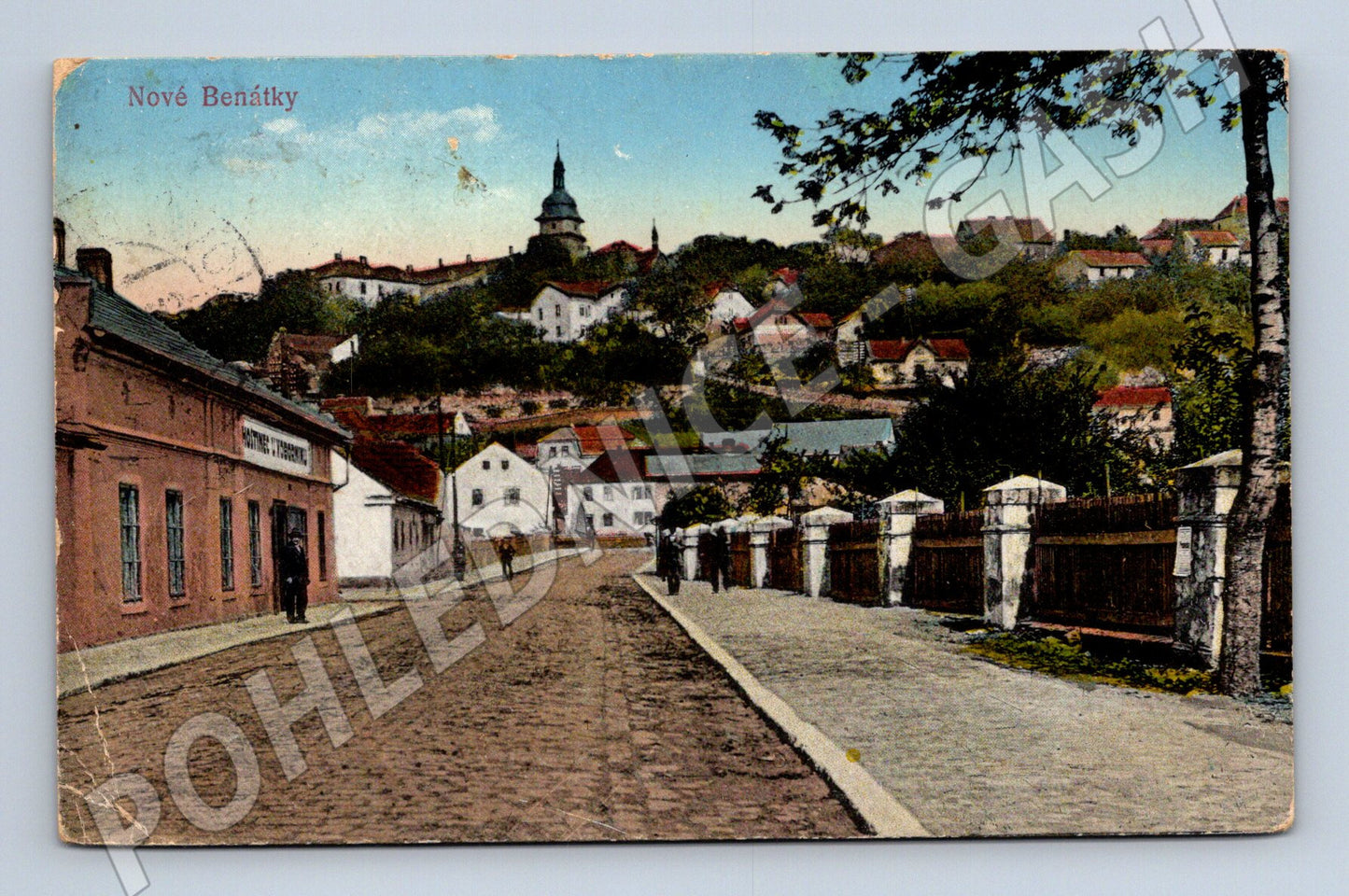 Pohlednice Nové Benátky kolorovaná (M4808)