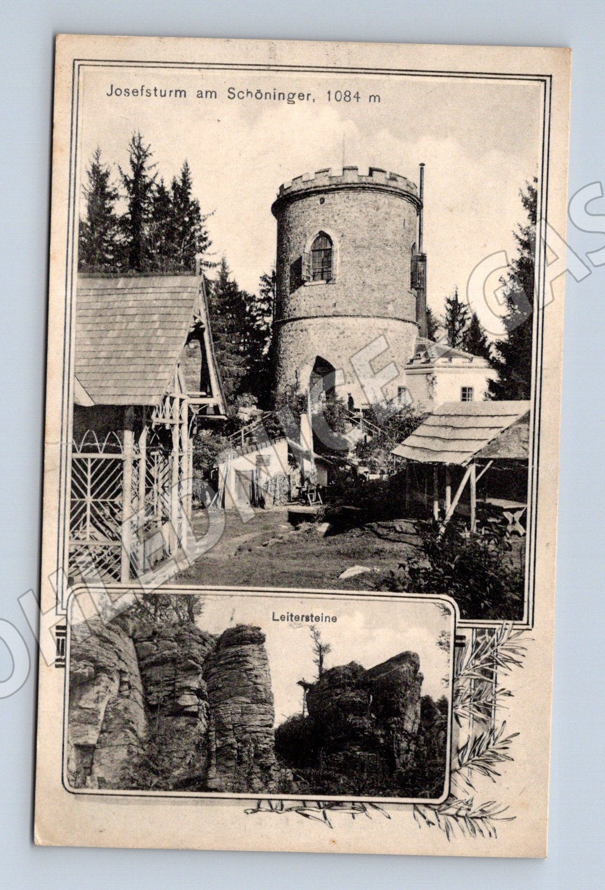 Pohlednice Josisturm historická prošlá (M4810)