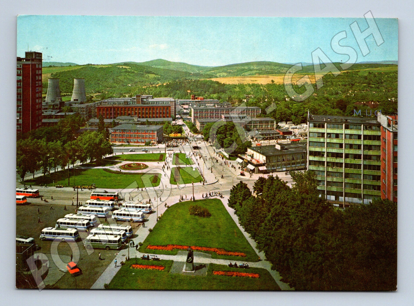 Pohlednice Gottwaldov náměstí Práce (M4827)