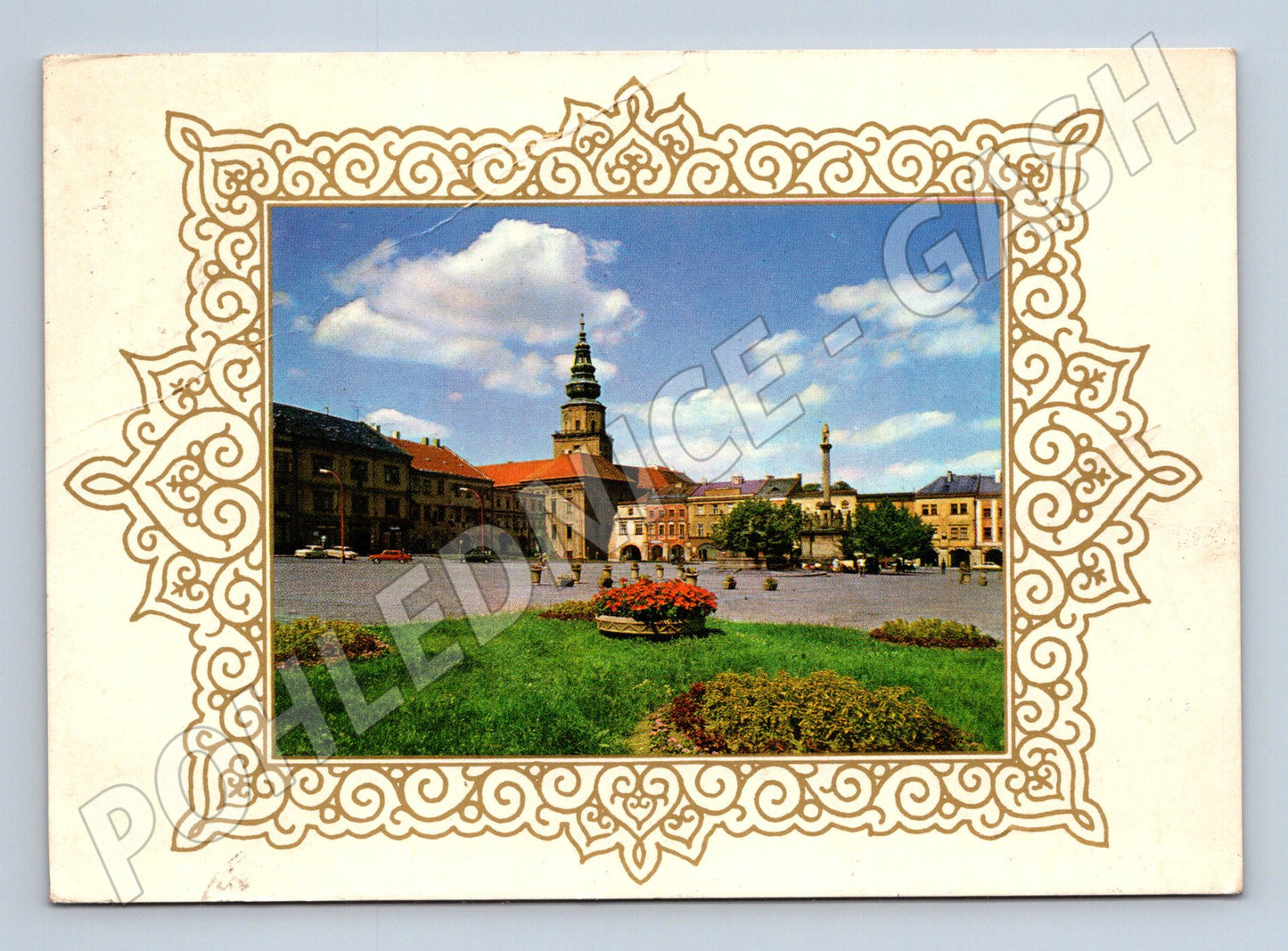 Postcard Kroměříž Velké náměstí (M4830)