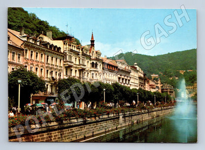 Postcard Karlovy Vary spa district (M4835)