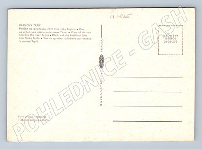 Postcard Karlovy Vary spa district (M4835)